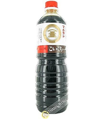Amazon.co.jp: マルキン こいくちしょうゆ (西日本) 1L×3本 : 食品